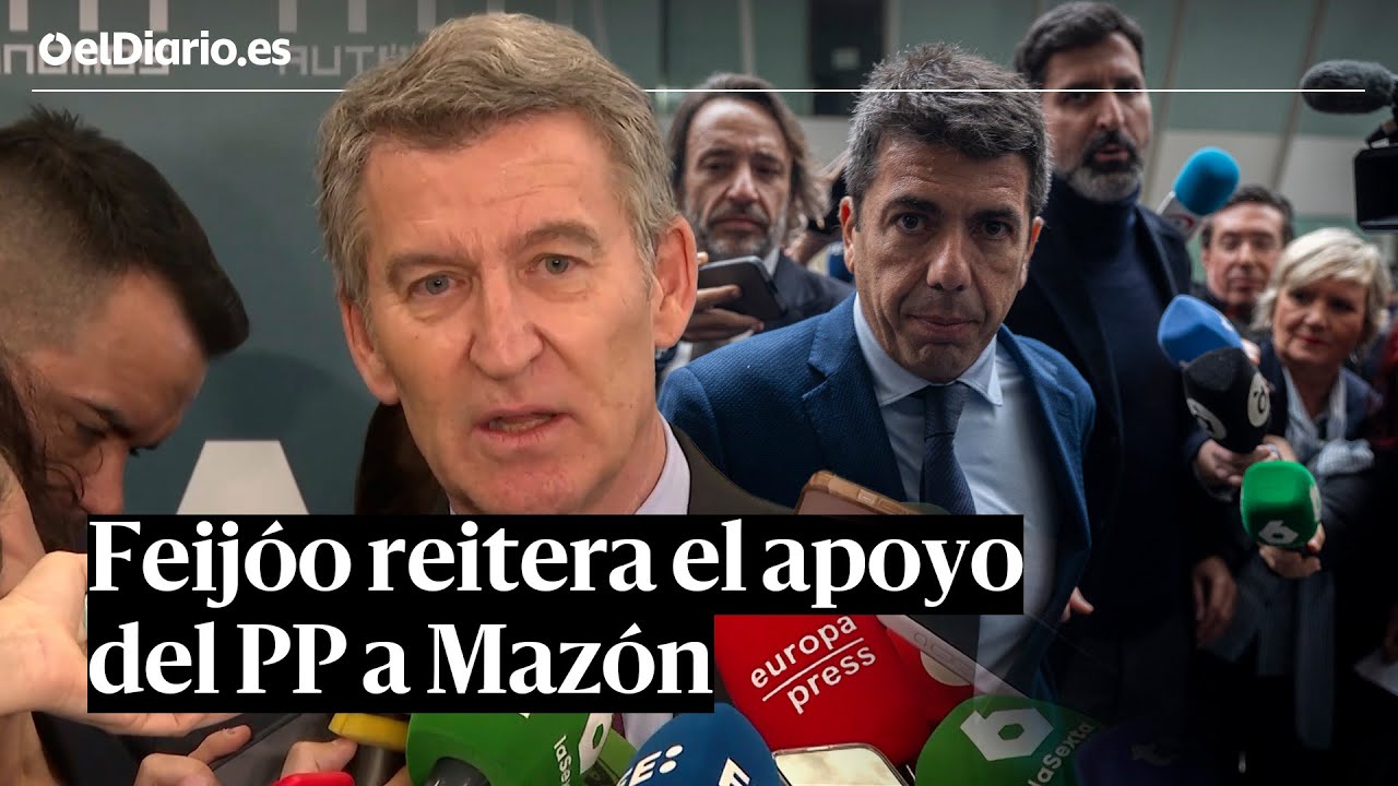Feijóo Reitera su Apoyo a Mazón en la Reconstrucción de Valencia